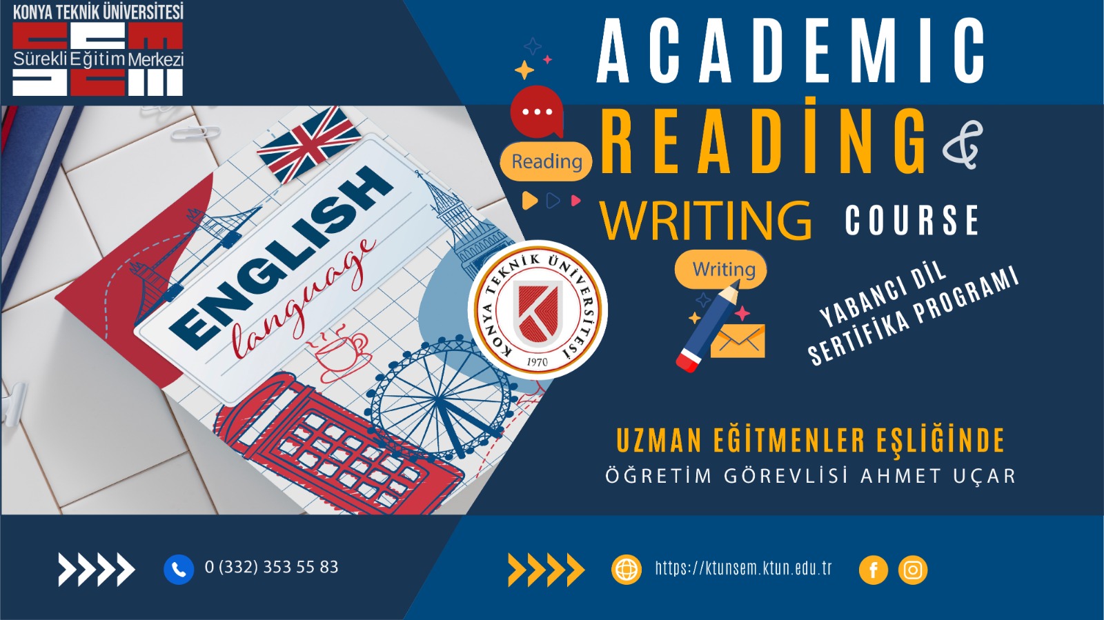 Academic Reading & Writing Course Yabancı Dil Eğitimi